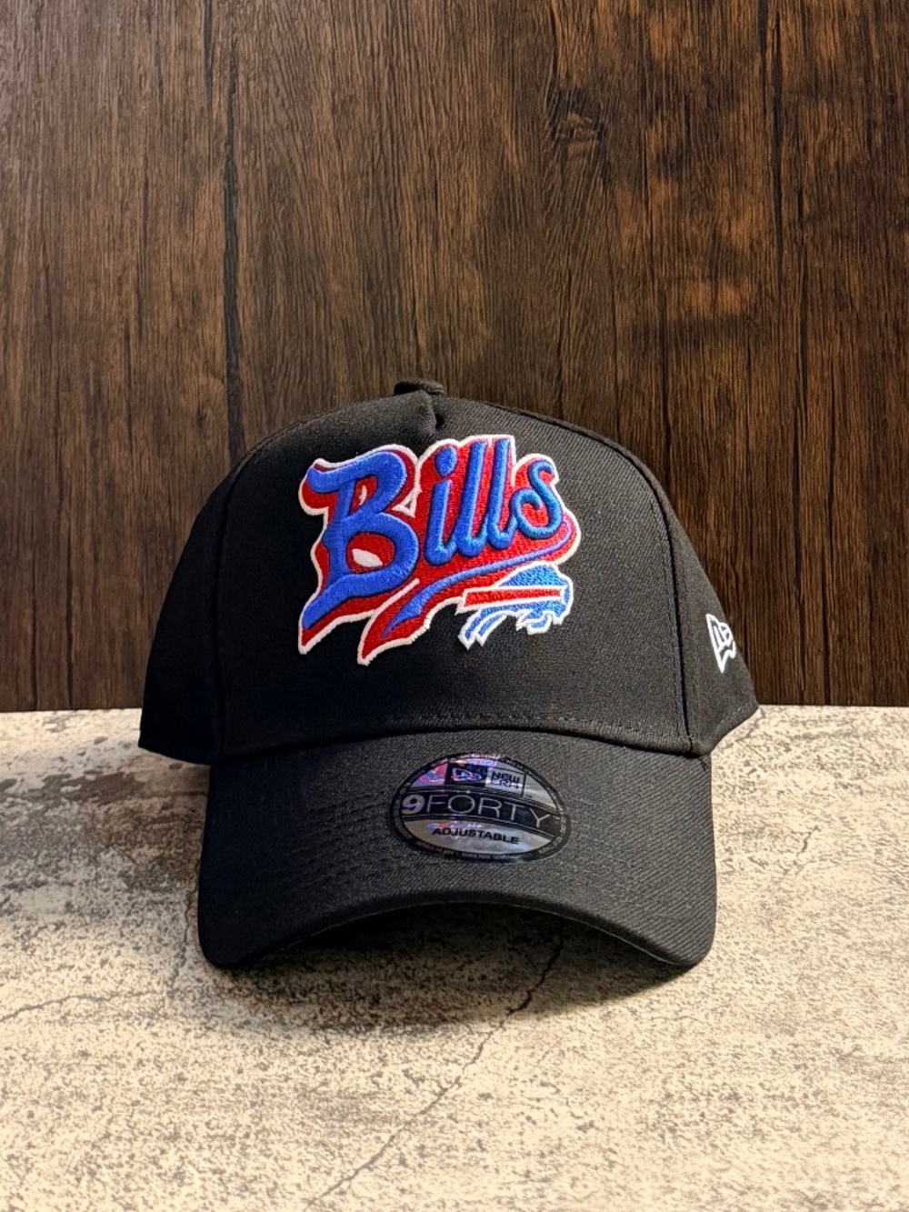 New Era Buffalo Bills 9FORTY Born X Raised Script Black Snapback OSFA